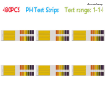 NEW 80-800 Pcs PH Indicator Test Strips Professional 1-14 pH Litmus Paper Hot Selling PH Test Papers for Water Cosmetics Soil Acidity Test Strip. 