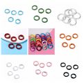 5 Pcs Handmade Part Accessories 25mm O Ring Keychain Clips Metal Colorful Openable Round Carabiner Durable Spring Clasp Jewelry. 
