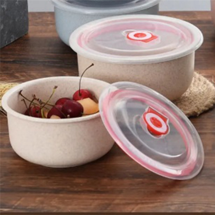 JAERBEE%20Bento%20Box%20Wheat%20Straw%20Lunch%20Box%20Eco-Friendly%20Salad%20Bowl%20with%20Lid%20Can%20Be%20Microwave%20Food%20Storage%20Container%20Pink%20-%20Image%205