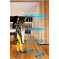 National Kitchenware Heavy Stainless Steel Pipe Movable Cloth Drying Rack Stand 6 Feet. 
