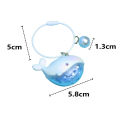 Whale Keychain Small Resin Blue Whale Keyring Pendant Colorful Animal Ornament For School Bag Cell Phone Cute Wallet Decoration. 