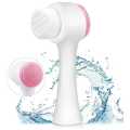 Double-Sided Facial Cleansing Brush Silicone Face Skin Care Tool Facial Massage Cleanser Brush Makeup Remover Brush Beauty Tools for Pore Deep Cleansing Face Wash Scrubber Brush. 