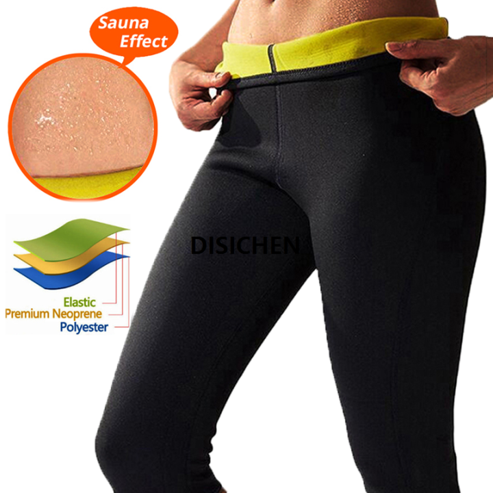 DISICHEN%20Neoprene%20Sauna%20Sweat%20Pants%20Gym%20Leggings%20Women%20Shapewear%20Body%20Shapers%20Waist%20Trainer%20Fat%20Burn%20Workout%20Fitness%20Slimming%20Pants%20Luxury%20-%20Image%202