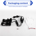 Bi LED Lens Mini Projector Motorcycles BeamTurbo Fan for Car for Motorcycles. 