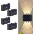 LED Solar Light For Home Décor & Outdoor Spaces, Outdoor Waterproof Up And Down Luminous Light. 