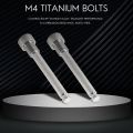 Titanium Bolts for Bicycle Disc Brake Pad Threaded Pin Inserts Screw for XT R XT Hydraulic Disk Caliper-Titanium. 
