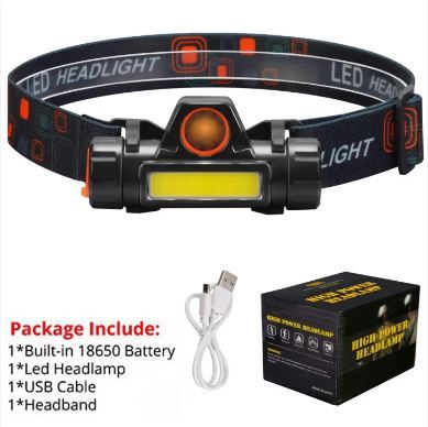 Multifunctional Waterproof Powerful LED Headlamp XPE + COB USB Rechargeable Headlight Head Torch Head Lamp