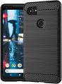 Carbon Fiber Case for Google Pixel 2 XL -  Thin Soft Flexible TPU Silicone Skin Rubber r Anti-Scratch Shockproof Protective Cover. 