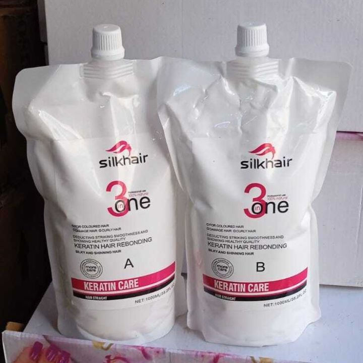 Silkhair Hair Rebonding Keratin Care Straight Cream 1000ml