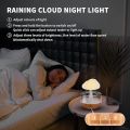 Raining Cloud fountain, Diffuser & 7 Colour Changing Night Light with Calming Rain Drop Sounds. 
