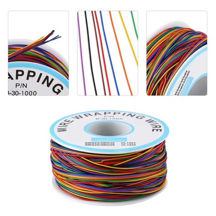 2X%20Tin%20Plated%20Copper%20Wire,8-Wire%20Colored%20Insulation%20Test%20Cable%20P%20B-30-1000%20250M%2030AWG%20Tinned%20Copper%20Solid%20Cable%20-%20Image%203