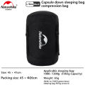 Naturehike Outdoor Compression Bag Wear Resistant Storage Bag Portable Packing Bag Camping Equipment-Not Included Sleeping Bag. 