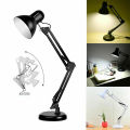 Adjustable, Flexible Metal Electric Table Lamp - Reading / Study Table Lamp, Free Table/Bed Conner Stand (Color Assorted). 