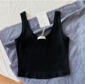 Pack Of 3 Pcs Ribbed Crop Cami Top For Women. 