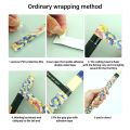 Durable Multi-color Badminton Racket Overgrips Chinese Dragon Film Covered Printing Grips Tape Tennis Paddle Self-adhesive Racquet Sweatband. 