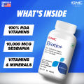 GNC Biotin Plus 10,000mcg- 30 Tablets With Reduces Hair Fall & Promotes New Hair Growth. 