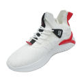 White/Red Sport Shoes For Men Black Horse. 