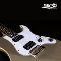 Jet Guitars JS 500 SLS HH Roasted Maple Silver Sparkle w/ Gigbag. 