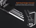 Finder 9 Pcs Ball Point Allen key set- Long. 