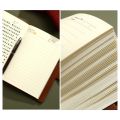 Vintage A5 Notebook PU Covered Diary with 3-digit Lock Notepad. 