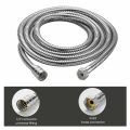 1M, 1.5M And 2M Shower Hose, Stainless Steel Handheld Shower Head Pipe With Brass Insert And Nut - Durable And Flexible(Chrome)  By Bijulipasal. 