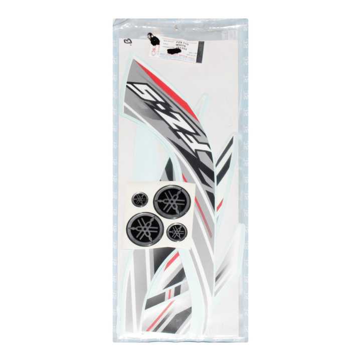 Yamaha Fzs V2 Full Sticker White