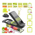 Multifunctional Vegetable And Fruits Cutter Set | 14 Pcs Vegetable Chopper | Easy To Use Vegetable/Fruits Slicer. 