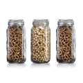 IS-Ho Pack of 1 Large Size Latch Glass Jars  Mason Glass Jar  with Buckle Lids Airtight Kitchen Container Set- 1500 ml. 
