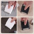 Wenefang transparent bag Mini Lint Remover Rollers Hair Ball Trimmer Sweater Carpet Clothes Pet Hair Remover Portable Double-headed Hair Remover. 