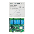 1 Piece Tuya Smart Switch WiFi Switch Module DIY Home Automation Module AC 85V-250V 4CH RF White for Alexa Home. 