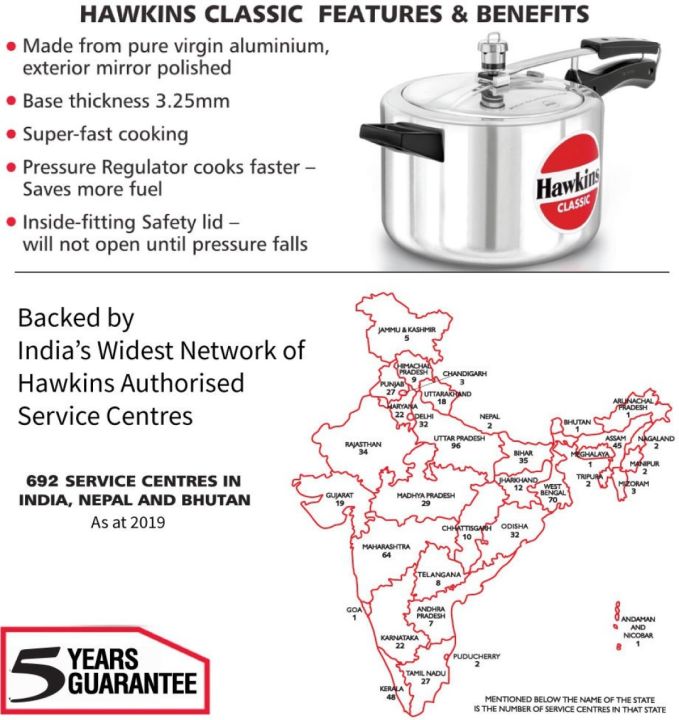 Hawkins%20Classic%20Pressure%20Cooker%20(CL50)%205%20L%20Capacity%20(Aluminium)%20-%20Image%204
