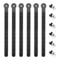 6PCS Roller Skating Shoes Strap Snowboard Ladder Strap Binding Replacement with Screws. 