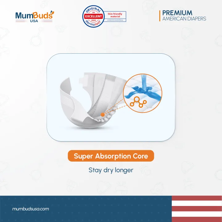 MumBuds%20USA%20ZIPLOCK%20Tape%20Style%20Diapers%20Size-4%20L%20(9%E2%80%9314%20kg)%2038%20Pcs%20%7C%20Ultra%20Thin,%20Soft%20&%20Breathable%20Baby%20Diapers%20-%20Image%207