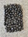 1 KG Large Size Glossy Black Stone Pebbles For Aquarium And Garden Decoration. 