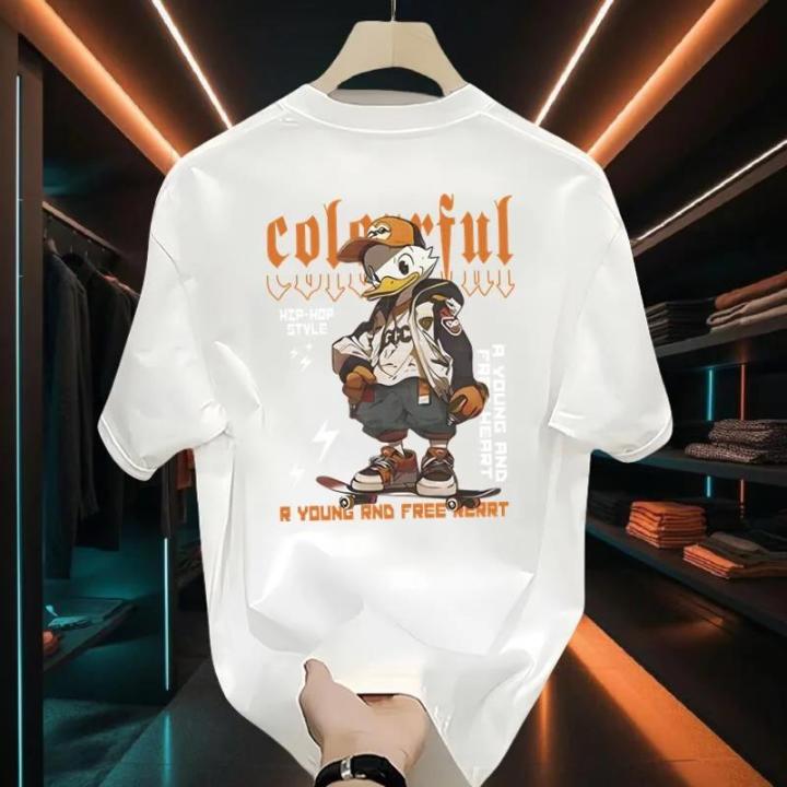 Bizarre Jojo Redtube T-Shirt Pattern Summer Short Sleeve Men's High Quality T-Shirt Thin Crew Neck Cotton Harajuku Adventure