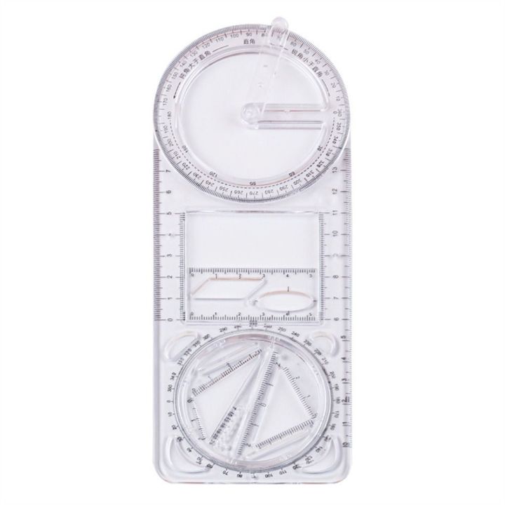 Office Supplies Activity Angle Drawing Ruler Multifunctional Ruler ...