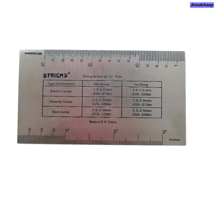 Ukulele Ruler Anedshaop String Action Ruler Gauge,Guitar Repairing Tool ...