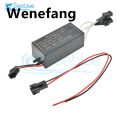Wenefang 1Pcs DC 12V to 900V CCFL Inverter Male Connection For CCFL Angel Eyes E46 E39 E53 Driver Projector Lens Light Ballast Box. 