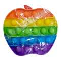 Apple Layer Colorful Pop it Fidget Toy Push Pop Bubble Stress Relief Toy Anxiety Toys. 