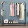 Multipurpose Garments Rack with Bottom Shelves Closet Organizer Coat Hanger ome Cloud Stainless Steel Cloth Hanger Leaf Design - Black. 