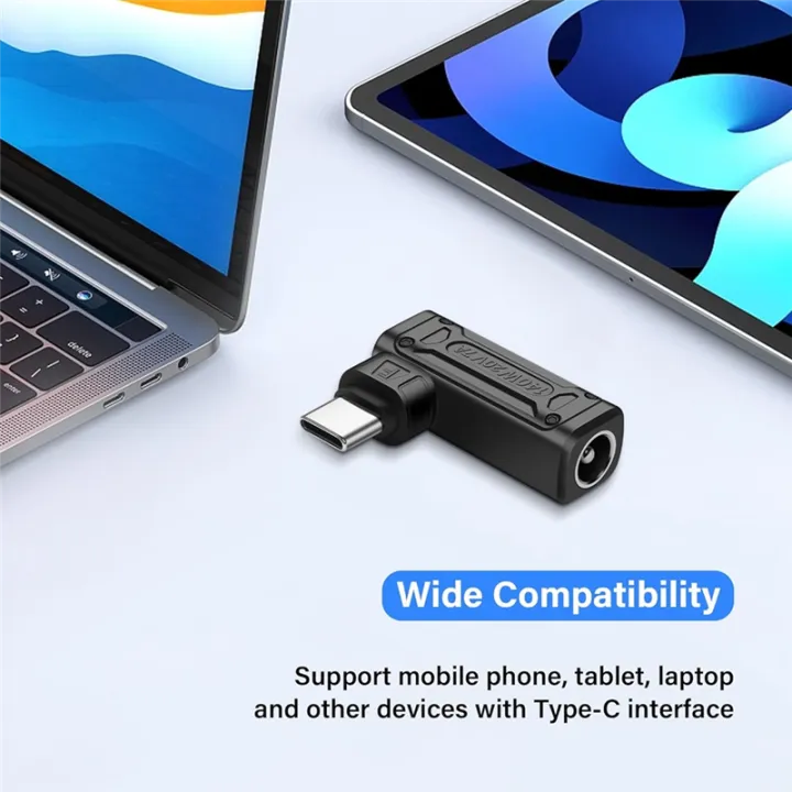 JAERBEE%20PD%20140W%20DC%20to%20Type%20C%20Power%20Charging%20Adapter%20DC%20Female%20Input%20to%20USB%20C%20Male%20Connector%20for%20Phone,Tablet,Laptop%20(F)%20-%20Image%206