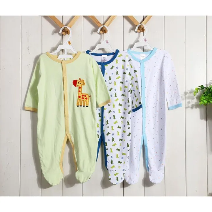3pcs%20Baby%20Boy/Girl%20Sleepsuit%20(3pcs%20In%20A%20Pack)%20Baju%20Tidur%20Baby%20-%20Image%206