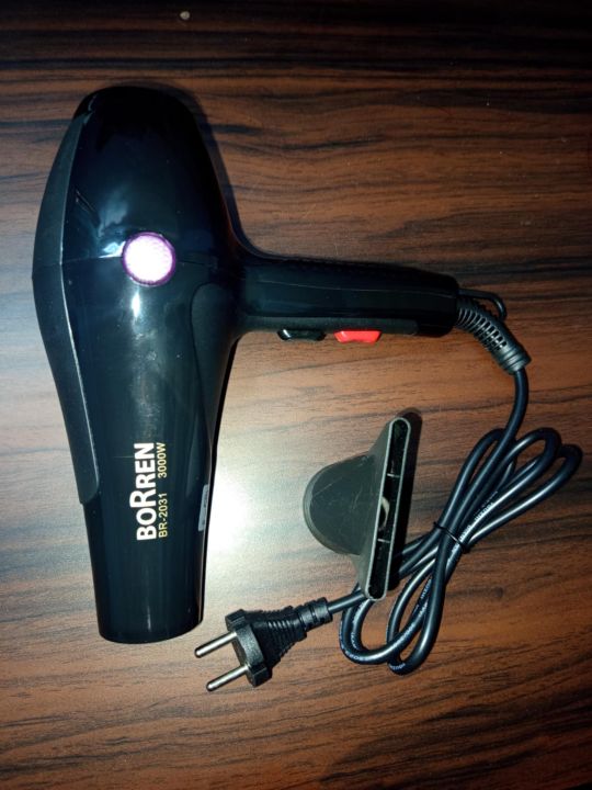 BORREN%20Professional%203000W%20Tourmaline%20Ceramic%20Hair%20Dryer%20with%202%20Speed%20Settings%20and%203%20Heat%20Settings,%20Portable%20Travel%20Hair%20Dryer%20with%20Fast%20Heat-Up,%20Lightweight,%20and%20Foldable%20Design%20-%20Image%204