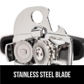 Heavy Duty Stainless Steel Smooth Edge Manual Handheld Can Opener Easy to Use. 