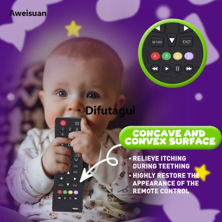 Difutagui%201PC%20Silicone%20Baby%20Toys%20TV%20Remote%20Control%20Shape%20Teether%20Toy%20BPA%202025%20New%20style%20New%20Free%20Silicone%20Teething%20Chewing%20Toy%20Sensory%20Baby%20Accessories%20-%20Image%204