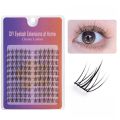 Volume Manga Lash Clusters Anime Spiky Cluster Eyelash Extensions Cosplay Thin Band Individual Lashes DIY at Home. 