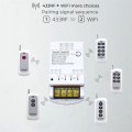 OUMERY 4000W 30A Wifi Switch Relay Tuya Smartlife APP 433mhz RF Receiver Module AC 85-250V 220V Home Automation Circuit Breaker. 