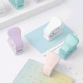 Multifunctional Mini Paper Punch Single Hole DIY Scrapbooking Round Hole Puncher Handheld Paper Punching Machine School Office. 