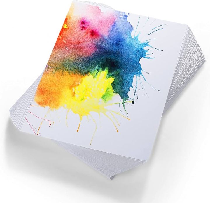 100% Cotton Artists Watercolour Paper 300 GSM A4 Cold Pressed (Pack of 1) Natural White