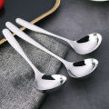 Stainless Steel Spoon Long Handle Tablespoons Hot Pot Soup Ladle Ramen Noodles Scoop Kitchen Tableware Cooking Utensils. 